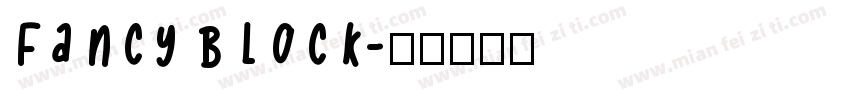 Fancy Block字体转换